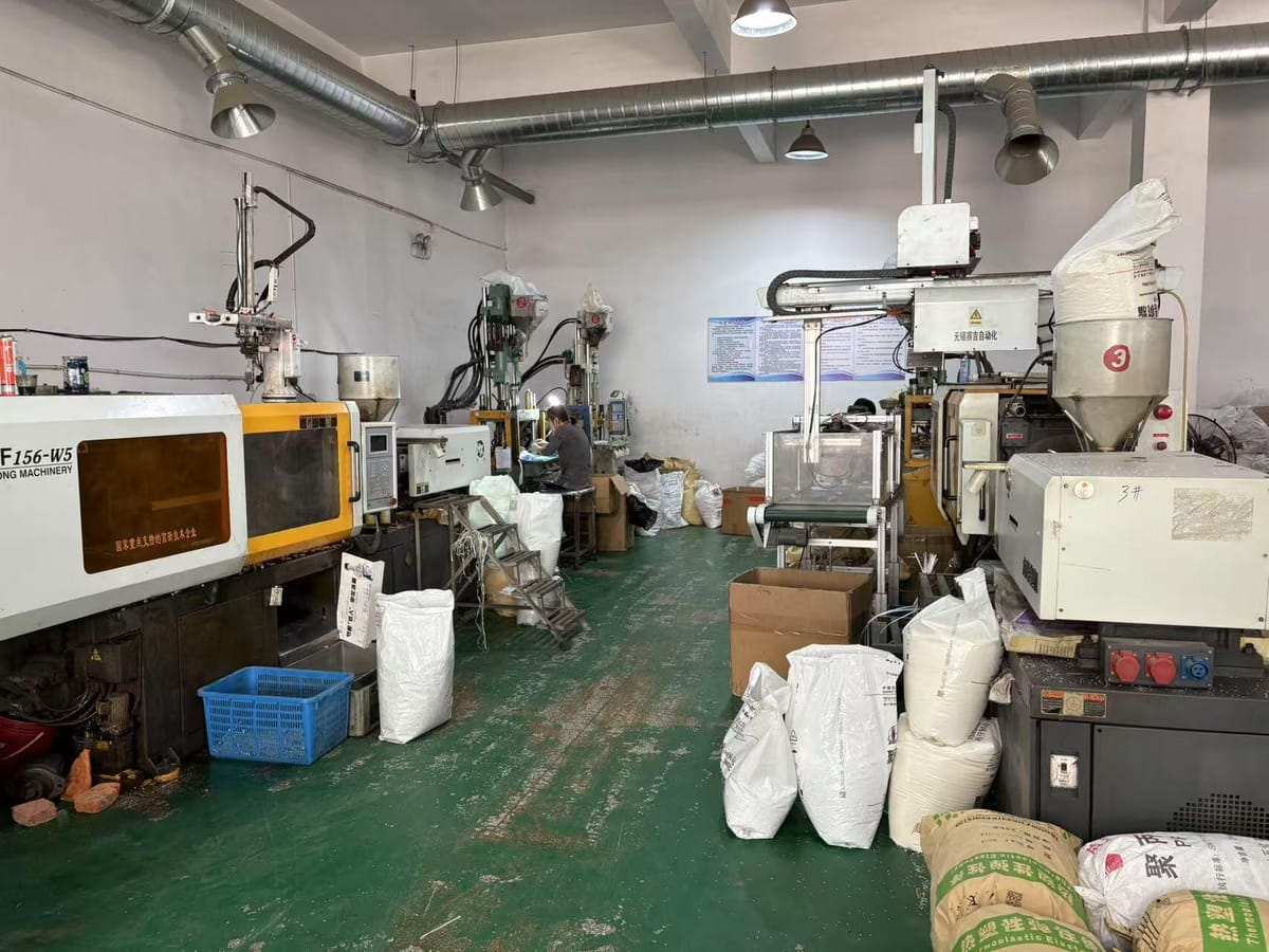Injection moulding machines producing toothbrush handles and bottle caps